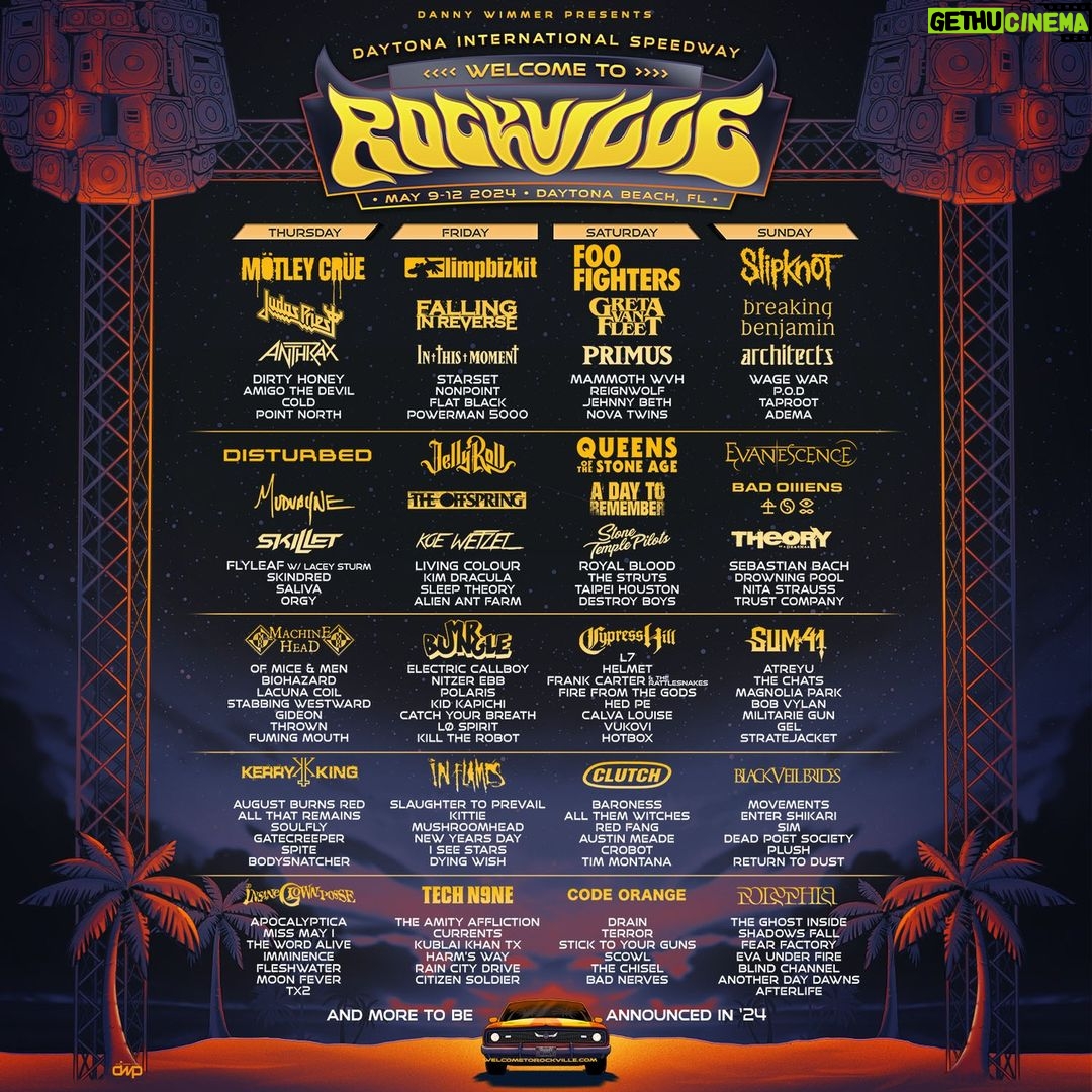 Tommy Lee Instagram - Rockville Festival!!!! Now this is a 4 day fucking party kids!!!!!!!!!