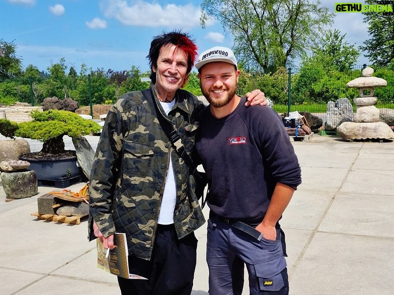 Tommy Lee - 21.8K Likes - Repost from @yokosojapanesegardens
•
Last year we have had the pleasure to welcome world-famous rockstar Tommy Lee of Mötley Crüe to our company in the Netherlands. Many people are not aware that Tommy has taken a great interest in Japanese culture, Bonsai and landscaping in particular, and that he is currently building an amazing Japanese garden at his home in Los Angeles. For this project he was looking for the most authentic elements from Japan such as stone lanterns and pagodas, which brought him to us. During the day, we advised him and his team on the most suitable pieces and items for the project, and we were rewarded with great appreciation and enthusiasm. After we made the most optimal selection, we carefully packed everything, and a full shipping container departed for Los Angeles.

The fact that people from all over the world and from all walks of life visit our small country for our unique collection and expertise on Japanese landscaping and architecture is something that we are very proud of.

We have recently been in contact with Tommy again, who told us that the Japanese garden project is progressing nicely. Once everything is fully installed, he will send us pictures for all of our supporters to see. We can hardly wait and hope you are all just as excited as we are.

@tommylee Thank you once again for your kindness and support.

www.yokosojapanesegardens.com 

#TommyLee #MötleyCrüe #JapaneseGarden #JapaneseGardens #JapaneseLandscaping #JapaneseLandscape #JapaneseArchitecture #JapaneseWoodwork #JapaneseWoodworking #JapaneseArt #Landscaping #LandscapeArchitecture #ProfessionalLandscaping #TraditionalLandscaping #TraditionalGarden #TraditionalGardens #TraditionalArchitecture #TraditionalWoodwork #TraditionalArt #Gardens #Gardening #Woodwork #Woodworking #WoodworkArchitecture #Yokoso #Sukiyado #JapaneseGardensEurope #YokosoJapaneseGardens