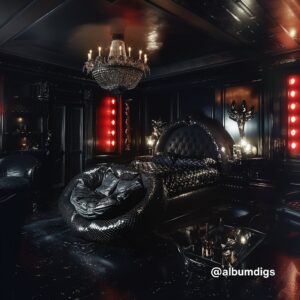 Tommy Lee Instagram - Repost from @albumdigs
•
A house designed around the @motleycrue album Girls Girls Girls @sidekick3d @tommyappleguitar @lanceeidson @fedelemmen @austinrchrdsn have been hounding me for a decadent 80s Crüe house, so here it is!
.
What album do you want to see next?
.
#motleycrue #girlsgirlsgirls #aiarchitecture