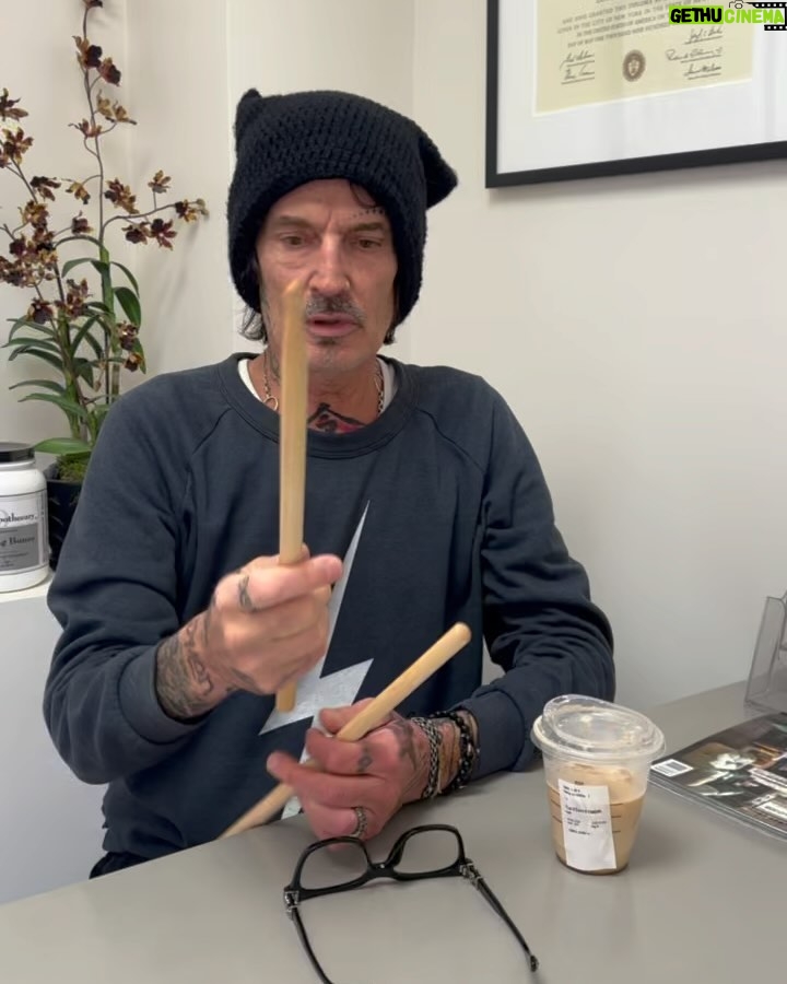 Tommy Lee - 191.3K Likes - Well kids,  it’s show n tell time… hope this doesn’t wreck your lunch 😂 only 3 weeks ago i underwent a hand surgery by @drcohenhandsurgeon  He addressed 2 debilitating issues for me as a drummer, keyboard player and pretty much everything to do with my right hand. And yesterday was fucking monumental for me to the point of tears …. I have my life back and my money makers 🙌🏼 . And for you drummers and musicians out there i can say it’s possible to fix! And in the last clip I’m able to twirl my sticks again… i haven’t been able to do that in a few years because of the Dupytrens Contracture and carpal tunnel issues that are now gone!  @drcohenhandsurgeon  and the staff there I AM FOREVER GRATEFUL 🙏🏻