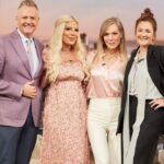 Tori Spelling Instagram - pure love & so many giggles today on @thedrewbarrymoreshow … Thank you to our lovely friend @drewbarrymore and my dear friend @helloross for the best time sharing, caring, and having so much fun. My BFF @jenniegarth and I loved every second of it! We got to talk all about our 33 year friendship and our new home decor line @thebffcollection for @qvc. Our line represents our love, friendship, and belief that home is where the heart ❤️ is ( but chic of course ;). Watch #thedrewbarrymoreshow today. Check their local listings to find out how to watch! Heres the link tolocal listings: bit.ly/watchtdbs and click link in my bio to check out our #thebffcollection