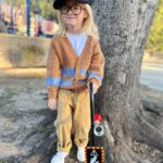 Tori Spelling Instagram - Happy 100th Day of School… - Beau doing his version of an old man. I love that he still picked style 😂 that’s MY boy! And, 2nd photo is a tribute to his Grandpa Aaron ( Spelling) who was notorious for his old school smoking pipe. #100yearsold #grandpastyle #oldschool