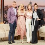 Tori Spelling Instagram - pure love & so many giggles today on @thedrewbarrymoreshow … Thank you to our lovely friend @drewbarrymore and my dear friend @helloross for the best time sharing, caring, and having so much fun. My BFF @jenniegarth and I loved every second of it! We got to talk all about our 33 year friendship and our new home decor line @thebffcollection for @qvc. Our line represents our love, friendship, and belief that home is where the heart ❤️ is ( but chic of course ;). Watch #thedrewbarrymoreshow today. Check their local listings to find out how to watch! Heres the link tolocal listings: bit.ly/watchtdbs and click link in my bio to check out our #thebffcollection