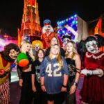 Tori Spelling Instagram - Thank you @unistudios for our family yearly tradition of attending @horrornights . So excited that @hattie_mid and #finn could finally join @stella_mcdermott08 and @liammcdermott___ this year. We had best time! ‘Till next year… our fave horror season experience . #halloweenhorrornights Universal Studios Hollywood Halloween Horror Nights
