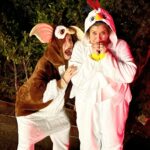 Tori Spelling Instagram - Just a cute sweet Mogwai called Gizmo T… but I think they made the rule don’t feed after midnight before ambien was invented 🤣 #gremlinontheloose #gremlins #halloween #halloween22