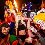 Tori Spelling Instagram - Thank you @unistudios for our family yearly tradition of attending @horrornights . So excited that @hattie_mid and #finn could finally join @stella_mcdermott08 and @liammcdermott___ this year. We had best time! ‘Till next year… our fave horror season experience . #halloweenhorrornights Universal Studios Hollywood Halloween Horror Nights