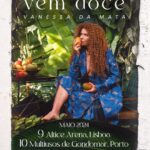Vanessa da Mata Instagram - 🥭🇵🇹 Em Maio de 2024, Vanessa da Mata regressa a Portugal para apresentar o seu novo trabalho “Vem Doce”, que mereceu uma nomeação para os Grammys Latinos. Vanessa da Mata vai brindar o público de Portugal com a apresentação ao vivo dos temas do novo álbum, sem esquecer os grandes êxitos da sua carreira. Lisboa | 9 de Maio • Altice Arena Porto | 10 de Maio • Multiusos de Gondomar Então, estás a espera do que para garantir teu bilhete? 🎫 Bilhetes já disponíveis em meoblueticket.pt e locais habituais (link na bio) #VanessadaMata #VemDoce #VemDoceoShow #TurnêVemDoce
