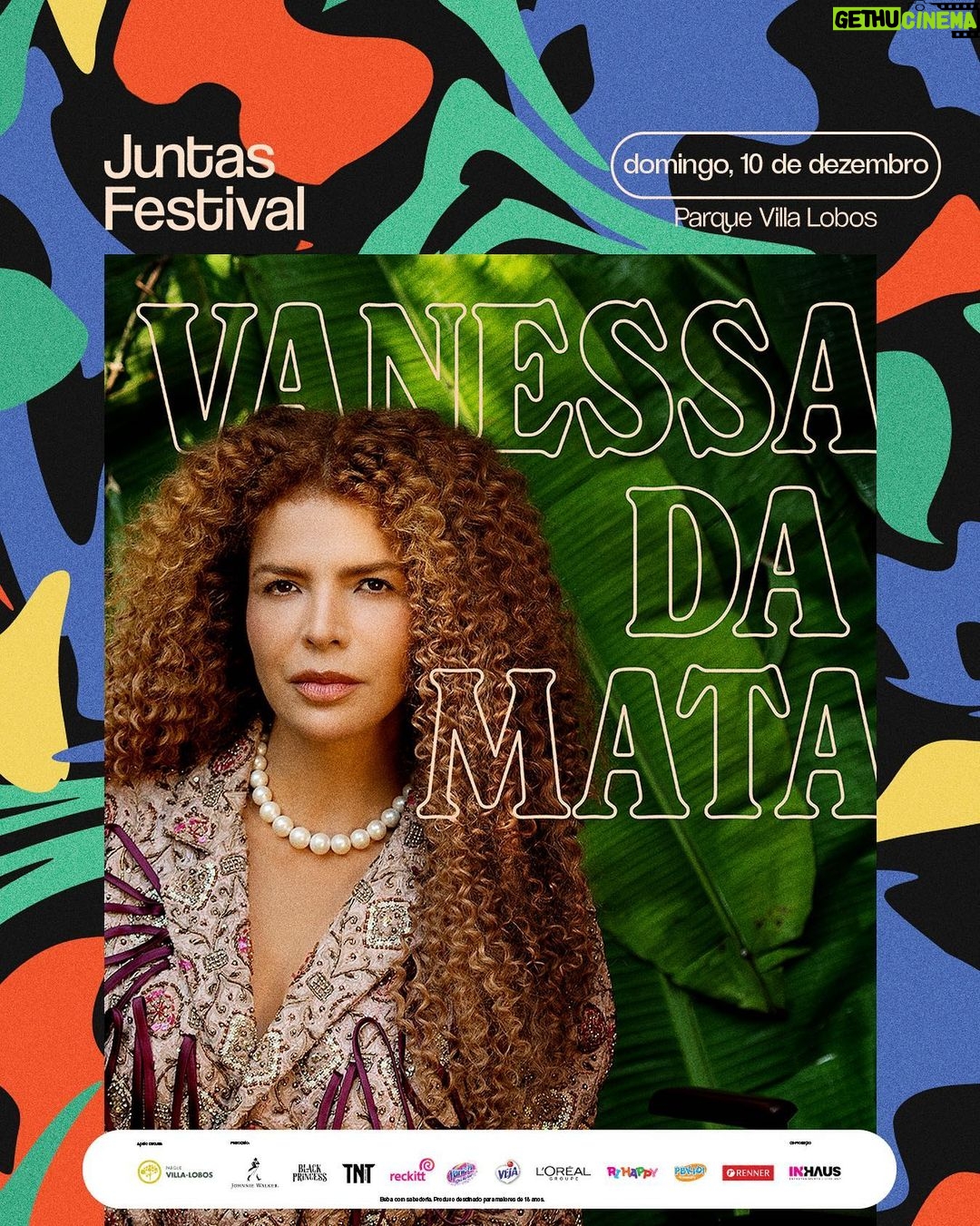 Vanessa da Mata Instagram - Vocês pediram e nós atendemos: @vanessadamata confirmada no @juntasfestival 🤩🍃 A gente se vê no dia 10 de dezembro para curtir o show da artista, além de @linikeroficial que também estará presente no lineup, e mais atrações que serão divulgadas. ✨ Garanta seu ingresso no site da @ticket360 | link na bio.