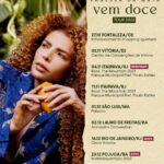 Vanessa da Mata Instagram - 🥭 Atenção, passarinhos! Agenda atualizada para vocês. Em qual cidade você vai assistir VEM DOCE? 😍 #VanessadaMata #VemDoce #vemdoceoshow #turnêvemdoce