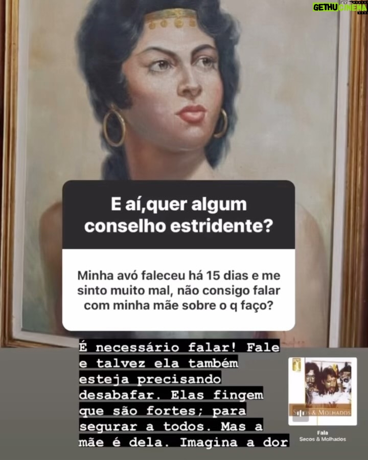 Vanessa da Mata Instagram - E aí? Quer um conselho estridente? 😏 Eu, @soniaironica , invadindo o Instagram da cantora!