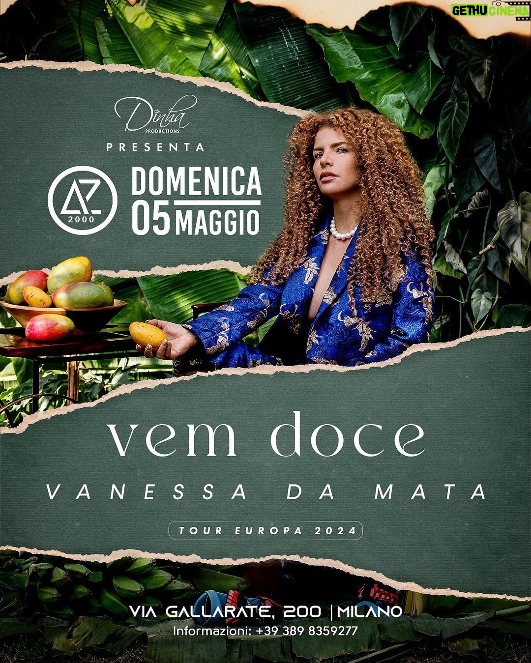 Vanessa da Mata Instagram - Milão receberá a grande Vanessa da Mata no dia 05.05 no Arizona 2000. Garanta já seu ingresso e não perca esse momento incrível.