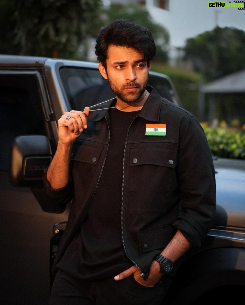 Varun Tej Instagram - How’s your Sunday going? . . . . . . . . . . . Styled by - @ashwin_ash1 & @hassankhan_3 Styling team - @ahmedxmirza Wearing - @gstarraw Shot by - @pranav.foto