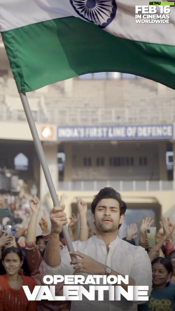 Varun Tej Instagram - It was an honour to release our Vandemataram song from Operation valentine at the attari border. Thank you @bsf_india for lending your support. Jai hind!🇮🇳 #operationvalentine #vandematram Attari Wagah Indo-Pak Border India Side, Amritsar
