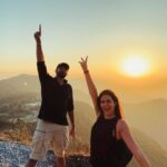 Varun Tej Instagram – Chasing sunsets on the trails!🌄