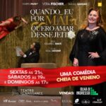 Vera Fischer Instagram - . ❤️ Amores ❤️ Ainda tem ⏰ Hoje as 17h !!!!🐍🍷 Quem tá chegando levanta a mão! . 🎭 Até 03/03 no @teatrorenaissance Sextas às 21h | Sábados às 19h | Domingos às 17h Ingressos: link na Bio✨ . #verafischerindica #quandoformãequeroamardessejeito Teatro Renaissance