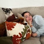 Veronica Merrell-Burriss Instagram - a couple of couch potatoes 🛋️🥔