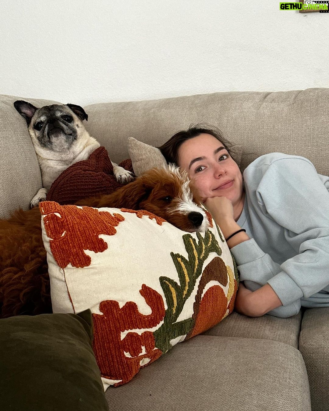 Veronica Merrell-Burriss Instagram - a couple of couch potatoes 🛋️🥔