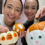 Veronica Merrell-Burriss Instagram - 10/10 recommend painting pumpkins with your best friend 🎨🎃👩🏻‍🎨