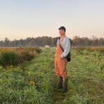 Veronica Merrell-Burriss Instagram - WE WORKED ON A FARM FOR A DAY!! 🐔 Check out the video on @ronronfam channel! Thank you @goldshawfarm for having us on your beautiful farm! Make sure to check out Morgan’s video too!