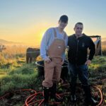 Veronica Merrell-Burriss Instagram - WE WORKED ON A FARM FOR A DAY!! 🐔 Check out the video on @ronronfam channel! Thank you @goldshawfarm for having us on your beautiful farm! Make sure to check out Morgan’s video too!