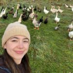 Veronica Merrell-Burriss Instagram - WE WORKED ON A FARM FOR A DAY!! 🐔 Check out the video on @ronronfam channel! Thank you @goldshawfarm for having us on your beautiful farm! Make sure to check out Morgan’s video too!