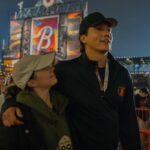 Veronica Merrell-Burriss Instagram - what a catch… 🥰⚾️ Camden Yards Orioles Stadium
