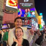 Veronica Merrell-Burriss Instagram - Thank you @vidcon for the billboard in Times Square ♥️🚕 Cant wait to see you in Baltimore this weekend 💁🏻‍♀️ #vidconblt23
