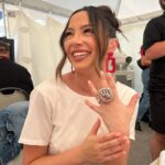Veronica Merrell-Burriss Instagram - Watch as we bring you along to host the World’s Largest Tailgate & kickoff the ‘23 football season with none other than our hometown @chiefs !! ❤️💛 New Vlog is live at YouTube.com/MerrellTwins 🏈