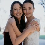 Veronica Merrell-Burriss Instagram - Ever since we were kids we talked about this day and it exceeded anything we could have dreamt up 🥹 I love you more than I could explain in an IG caption and am so happy to know you found your person 💜💖 I’m excited for this new chapter, welcome to married life!!!