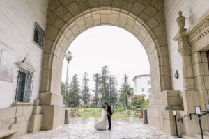 Veronica Merrell-Burriss Instagram - Happy 1 Year Anniversary Handsome! 💜💍 @aaronburriss Santa Barbara, California