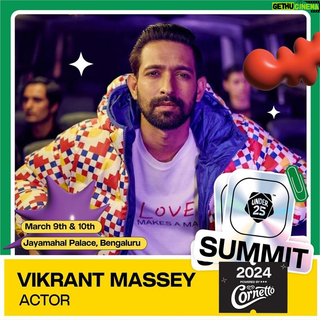 Vikrant Massey Instagram - Vikrant Massey will be at the Under 25 Summit 2024 - World’s Leading Youth Festival.🚀 @vikrantmassey ‘s phenomenal acting & ability to bring depth to his character has won millions of hearts of people across the world. 🗺 His intense performances in films like “12th fail”, “A Death in the Gunj” or his captivating portrayal in web series like “Mirzapur” and “Criminal Justice,” “broken but beautiful” made an everlasting impression, the dedication and versatility adds to his charming personality in the industry.🎥 🙋‍♀Comment Below: What’s one question you would want to ask Vikrant at the Summit? Grab your Phase 01 Tickets now: Link in Bio 🔗 #under25summit #Summit2024 #Under25Summit2024 #under25 #everythingyoung #under25app #vikrantmassey Jayamahal Palace,Bangalore