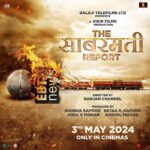 Vikrant Massey Instagram – An event that shook the nation.

Turned into an incident that changed Indian history forever. 

Presenting the #TheSabarmatiReport, in cinemas on 3rd May, 2024.

@shobha9168 @ektarkapoor @amulvmohan @anshulmohan @ranjanchandel @raashiikhanna @iridhidogra @balajimotionpictures @vikirfilms @aseemarrora @singh_in_d_north @arjun_b09 #DheerajSarna @vivek.koka @janvigill @shrey.jhawar @zeemusiccompany