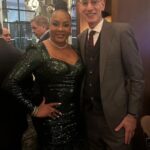 Vivica A. Fox Instagram - GM Dawlings! #SatSmooches&Smiles FUNTIMES at Day #1 @NBA #AllStar weekend! Great inspirational time @ganggangculture "Creative Summit" w QUEENS @kyraepps & #DedorahAsante FABULOUS dinner party w @adamsilvernba @tiberius125 Then onto da HAWT afterparty w QUEENS @mcnuttmonica @malika_andrews @wnba LEGEND airswoopes22 Rocking @bellofcalifornia jumpsuit & jacket @chanelofficial booties @bellofcalifornia feather dress @renecaovilla shoes @philipppleinofficial jacket @dolcegabbana bag @candyicejewelry Makeup @reginatrawick Hair @calahjonte #LifeIsGood #GodIsGood #Blessed #Respect #GurlPower #VivicaFoxHair ##TeamVivica #TeamFox #MyGrindDontStop #LegitimateCareers #BossMoves #LoveWins #HoopDreams #NAPTOWNFINEST #ClassicBadChicks 🔥💙💛🤴🏽👸🏽🤑🏀🔥 Indianapolis, Indiana