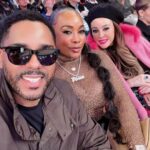 Vivica A. Fox Instagram - GM Dawlings! I LOVE NY! What an AMAZING Day #2 in da NYC for my NEW @lifetimemovies /@hybridproductionsllc #TheWrongLifeCoach Much LUV to @pix11news @nylivingtv @alexleemedia @marysolcastrotv 4 ya AMAZING luv n support! Special Thanks to @nyknicks my BFF'S #BjColeman #Lucy of @candyicejewelry had a BLAST! Great seeing #ChaunseyBillups @rod_strickland1 @therealkano @mellemelglover @dave_huie Rocking @desphemmes shirt Thankx @banafshan @aliceandolivia pants @miumiu platforms @tomford dress Thankx @rules2bfollowed @Versace boots @bigothejeweler Vivica necklace @candyicejewelry Makeup @laniecekingmua Hair/Pix/Video @_esbi3 #LIFEISGOOD #GodIsGood #Blessed #Respect #GurlPower #VivicaFoxHair #TeamVivica #TeamFox #MyGrindDontStop #LegitimateCareers #BossMoves #LoveWins #Actress #Producer #FILMLIFE #ClassicBadChicks 🔥🖤💜👸🏽👸🎬🏀🤑🔥 New York City, NY