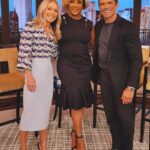 Vivica A. Fox Instagram - LIVE FROM NYC! Had a BLAST starting my day with the AMAZING @livekellyandmark for my NEW @lifetimemovies #TheWrongLifeCoach premiering this Thurs Jan 11th! From @hybridproductionsllc Directed by #DavidDecateau Produced by ME! Rocking @givenchy dress Thankx @banafshan @aminahjillil shoes @candyicejewelry Makeup @laniecekingmua Hair/Pix @_esbi3 #LifeIsGood #GodIsGood #Blessed #Respect #GurlPower #VivicaFoxHair #TeamVivica #TeamFox #MyGrindDontStop #LegitimateCareers #BossMoves #LoveWins #ClassicBadChicks 🔥🖤💙👸🏽🤑🎬🔥 New York, New York