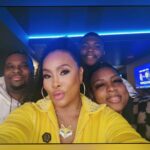 Vivica A. Fox Instagram - GM Dawlings! #AboutLastNite with my family @Pacers game! THEY WON! Honored to do #REVVEDUP to get the crowd hyped! FUNTIMES w da fam @marv_fox #MylesRyan @sharday_aleciia @aleoslyfe @vanelisasproducti @rozalinaginger @foxxahmilly #Derrick #Sheila #Boo-boo #Sherika & more Rocking @philipppleinofficial tracksuit @jimmychoo timbs @bigothejeweler Fox necklace @candyicejewelry hoops Makeup @nadjj_symone Hair @kenyaonhair #LifeIsGood #GodIsGood #Blessed #Respect #GurlPower #VivicaFoxHair #TeamVivica #TeamFox #MyGrindDontStop #LegitimateCareers #BossMoves #LoveWins #Suitelyfe #Balling #NAPTOWNFINEST #FAMILY1ST #FOXFAMILYSTRONG #CLASSICBADCHICKS 🔥🖤💙💛🤴🏾👸🏽🤑🏀🔥 Indianapolis, Indiana