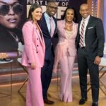 Vivica A. Fox Instagram – GM Dawlings! Day #1 press day SLAY for my Directorial Feature Film Debut “1st Lady Of BMF The Tonesa Welch Story” only on @betplus Thurs Oct 5th! Much LUV to @abcgma3 & FAB Host @demarcomorgan @eriellereshef @doctor.darien & @newyorklivetv @sara_gore Great seeing beauty @elizabethhurley1 Director @siobhanfallonhogan Rocking @cinqasept suit @Versace shoes & bag Thankx @lailasaghian @candyicejewelry Makeup @laniecekingmua Hair/Pix @_esbi3 #LifeIsGood #GodIsGood #Blessed #Respect #GurlPower #VivicaFoxHair #TeamVivica #TeamFox #MyGrindDontStop #LegitimateCareers #BossMoves #LoveWins #Hosts #FILMLIFE #Directors #ClassicBadChicks π₯π€ππ€π¬πΈπ½π₯ New York City