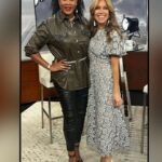 Vivica A. Fox Instagram – GM Dawlings! Day #1 press day SLAY for my Directorial Feature Film Debut “1st Lady Of BMF The Tonesa Welch Story” only on @betplus Thurs Oct 5th! Much LUV to @abcgma3 & FAB Host @demarcomorgan @eriellereshef @doctor.darien & @newyorklivetv @sara_gore Great seeing beauty @elizabethhurley1 Director @siobhanfallonhogan Rocking @cinqasept suit @Versace shoes & bag Thankx @lailasaghian @candyicejewelry Makeup @laniecekingmua Hair/Pix @_esbi3 #LifeIsGood #GodIsGood #Blessed #Respect #GurlPower #VivicaFoxHair #TeamVivica #TeamFox #MyGrindDontStop #LegitimateCareers #BossMoves #LoveWins #Hosts #FILMLIFE  #Directors #ClassicBadChicks 🔥🖤💖🤑🎬👸🏽🔥 New York City