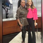 Vivica A. Fox Instagram – GM Dawlings! Day #1 press day SLAY for my Directorial Feature Film Debut “1st Lady Of BMF The Tonesa Welch Story” only on @betplus Thurs Oct 5th! Much LUV to @abcgma3 & FAB Host @demarcomorgan @eriellereshef @doctor.darien & @newyorklivetv @sara_gore Great seeing beauty @elizabethhurley1 Director @siobhanfallonhogan Rocking @cinqasept suit @Versace shoes & bag Thankx @lailasaghian @candyicejewelry Makeup @laniecekingmua Hair/Pix @_esbi3 #LifeIsGood #GodIsGood #Blessed #Respect #GurlPower #VivicaFoxHair #TeamVivica #TeamFox #MyGrindDontStop #LegitimateCareers #BossMoves #LoveWins #Hosts #FILMLIFE #Directors #ClassicBadChicks π₯π€ππ€π¬πΈπ½π₯ New York City