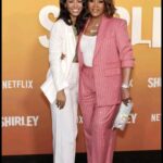 Vivica A. Fox Instagram - GM Dawlings! FUNTIMES @netflix premiere of #SHIRLEY with AMAZING sister producers @iamreginaking @reinaking11 The QUEENS were out in full support! GREAT to see QUEENS @niecynash1 @malika_andrews @gammynorris Rocking @alexperryofficial suit Thanks @laila_dar79 @alexandermcqueen shoes @judithleiberny bag @bigothejeweler Vivica necklace @candyicejewelry earrings Makeup @chenoarunningfox Hair @kenyaonhair #LifeIsGood #GodIsGood #Blessed #Respect #GurlPower #VivicaFoxHair #TeamVivica #TeamFox #MyGrindDontStop #LegitimateCareers #BossMoves #LoveWins #Actress ##Producer #Director #WOMENSHISTORYMONTH #FILMLIFE #ClassicBadChicks 🔥👸🏽🎬🤑🔥