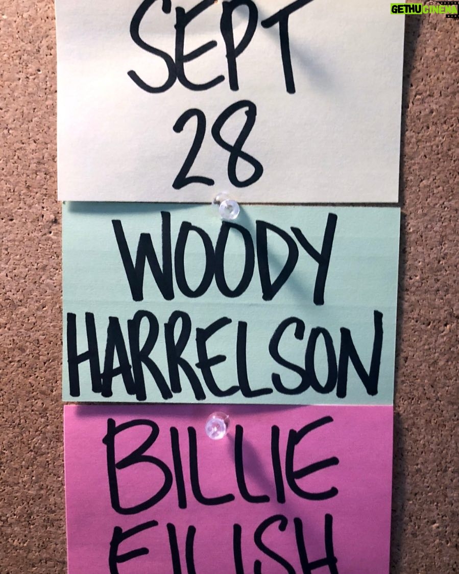 Woody Harrelson Instagram - SNL Saturday It’s an honor to be doing the season premiere with this inspiring young artist.....Tune in If you’re not out on the lash, as they say in the mother country...