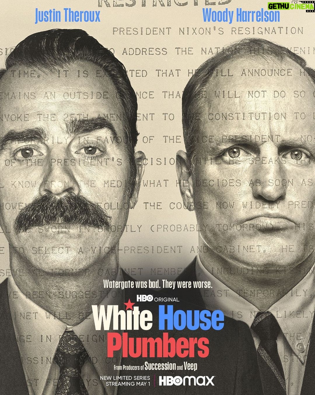 Woody Harrelson Instagram - Coming May 1st. This time you don't have to leave your house... This is a good one! Justin Theroux at his best (and I got to be Lena's husband!)