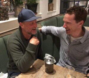 Woody Harrelson Instagram - With my buddy bennedict at farmacy in notting hill