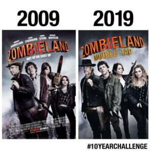 Woody Harrelson Instagram - I love these guys #tenyearchallenge #zombieland