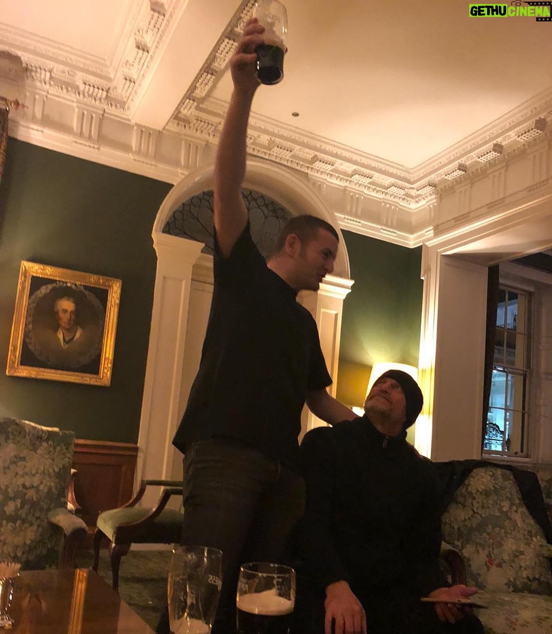 Woody Harrelson Instagram - With the incomparable #kevinbridges after hilarious show Dublin