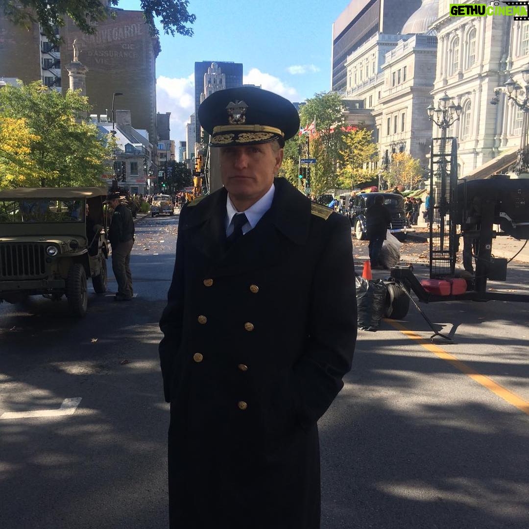 Woody Harrelson Instagram - Admiral Nimitz in Montreal