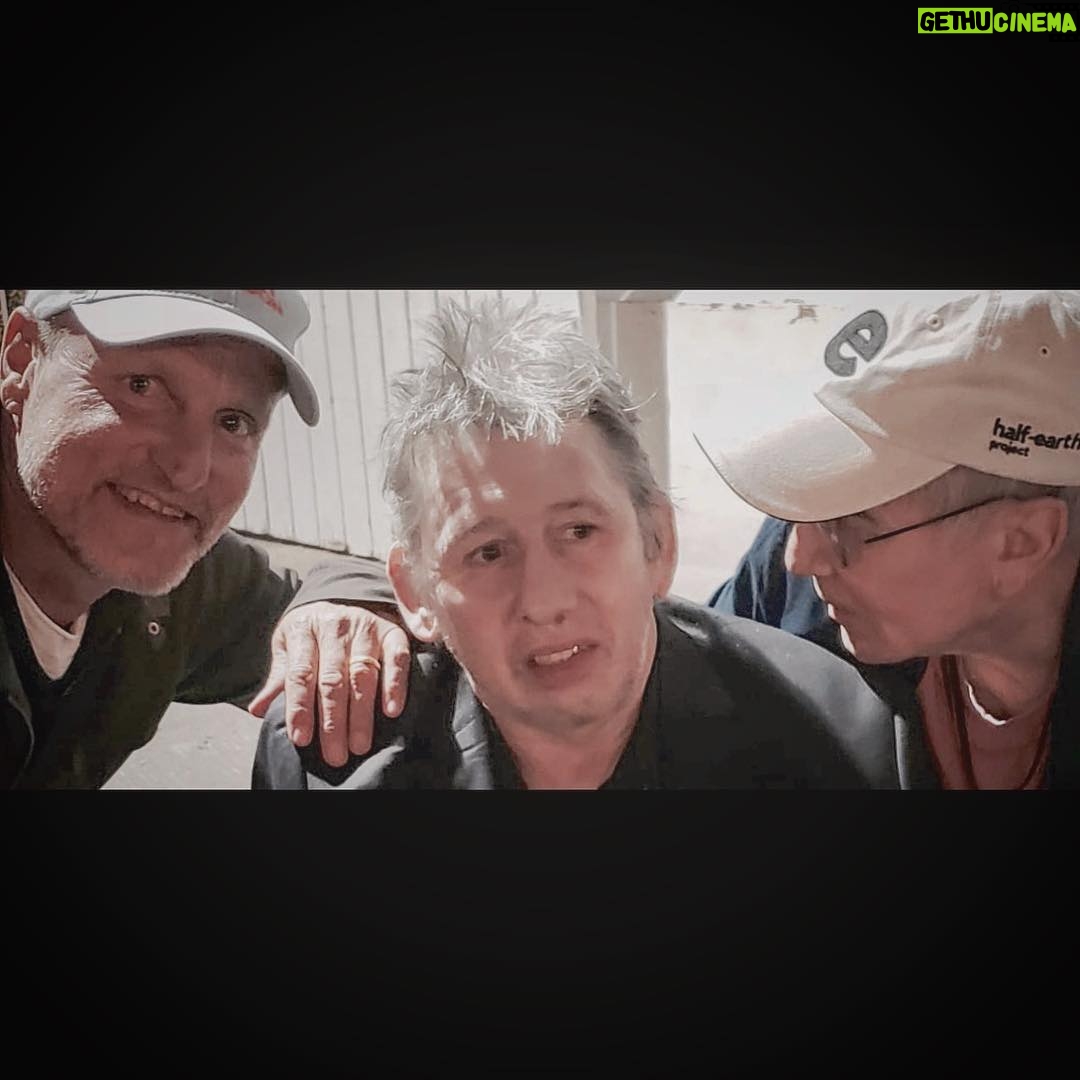 Woody Harrelson Instagram - Music legends and me in dublin. I'm so lucky to have been able to hang with such cool dudes.#paulsimon #shanemacgowan