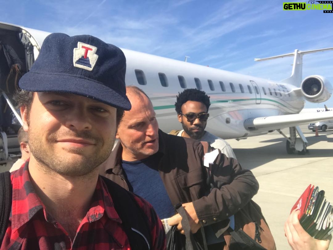 Woody Harrelson Instagram - Alden stole my phone and snuck this pic which i luv #starwars #aldeneirenreich #donaldglover