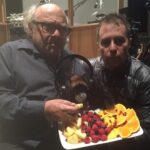 Woody Harrelson Instagram - Two legends and a friend! Danny devito and Academy Award winner... er, uh... nominee, Sam Rockwell