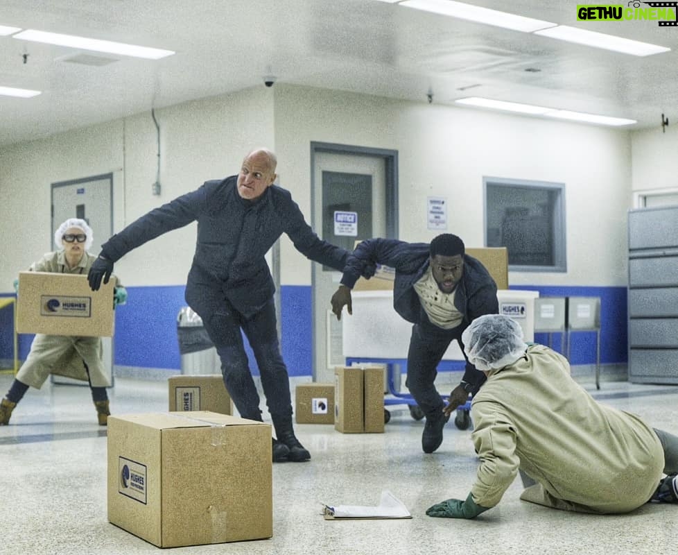 Woody Harrelson Instagram - Just another day at the office with my good buddy Kevin. @kevinhart4real @manfromtoronto @dopepickwan #manfromtoronto